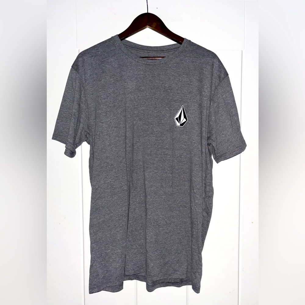 Volcom Corp SS Crewneck Short Sleeve Gray Tee Shirt Men XL Outdoor Surf Skate